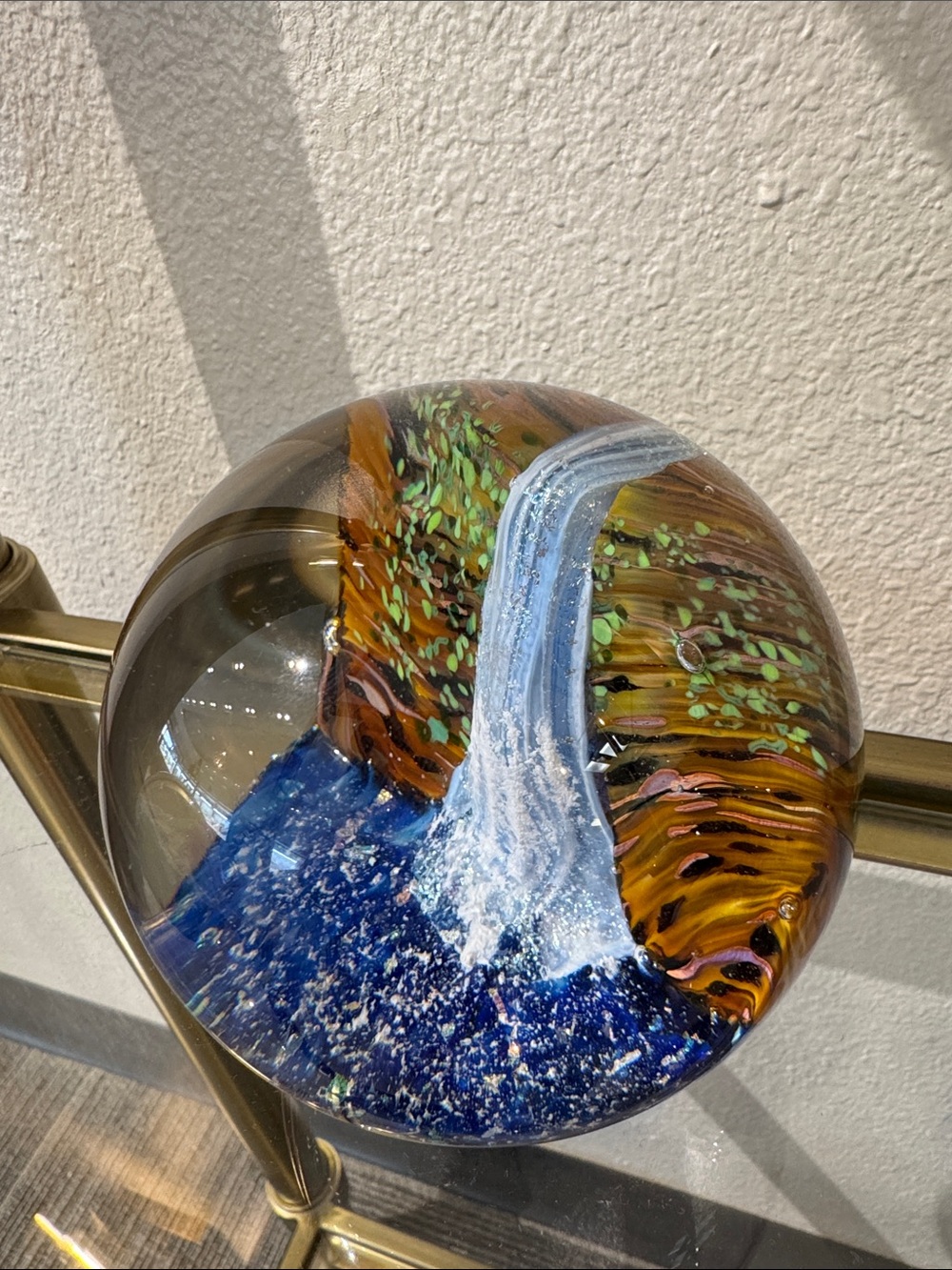“WATERFALL “ art glass - Picture 5 of 5